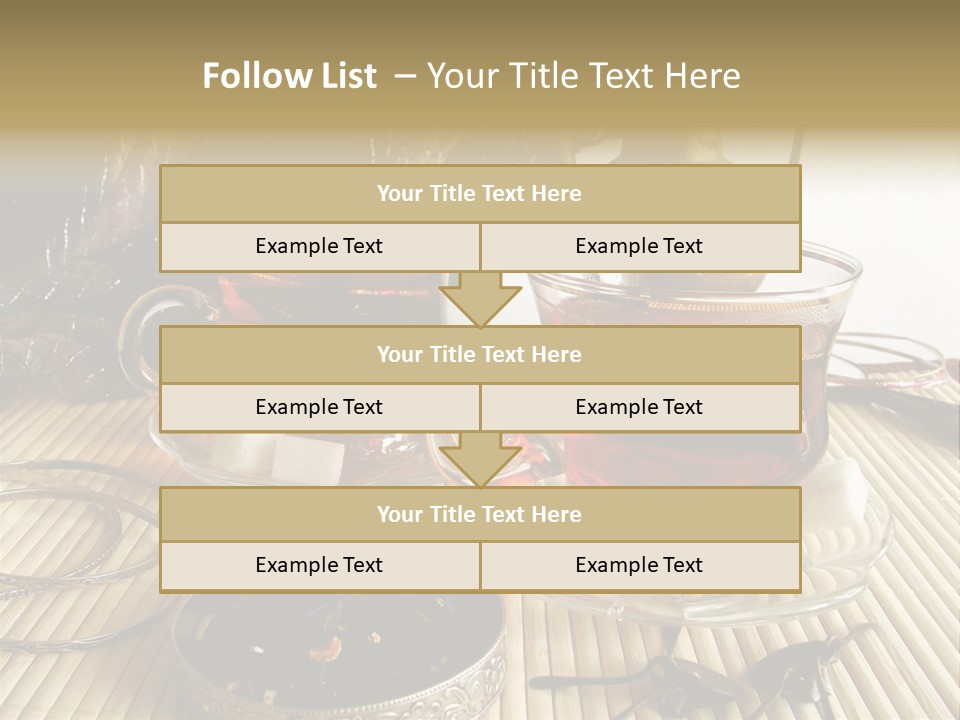 Tea Wallpaper Hd PowerPoint Template