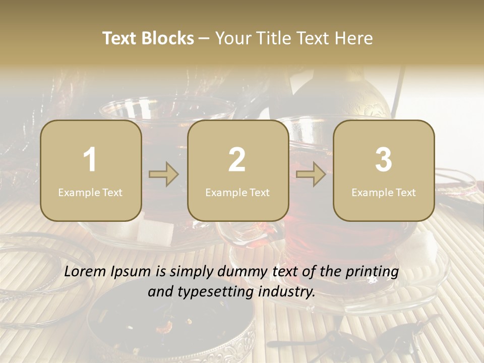 Tea Wallpaper Hd PowerPoint Template