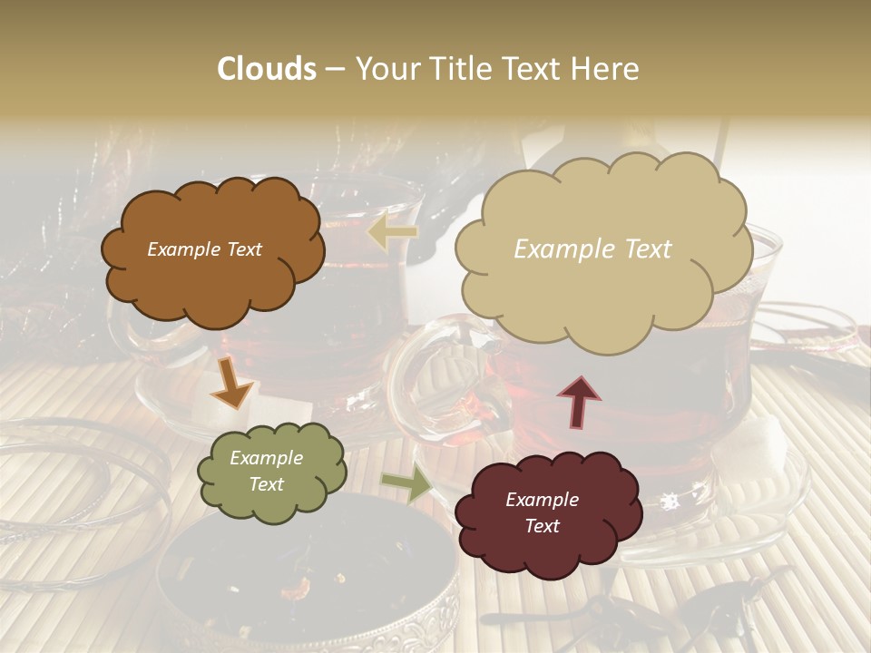 Tea Wallpaper Hd PowerPoint Template