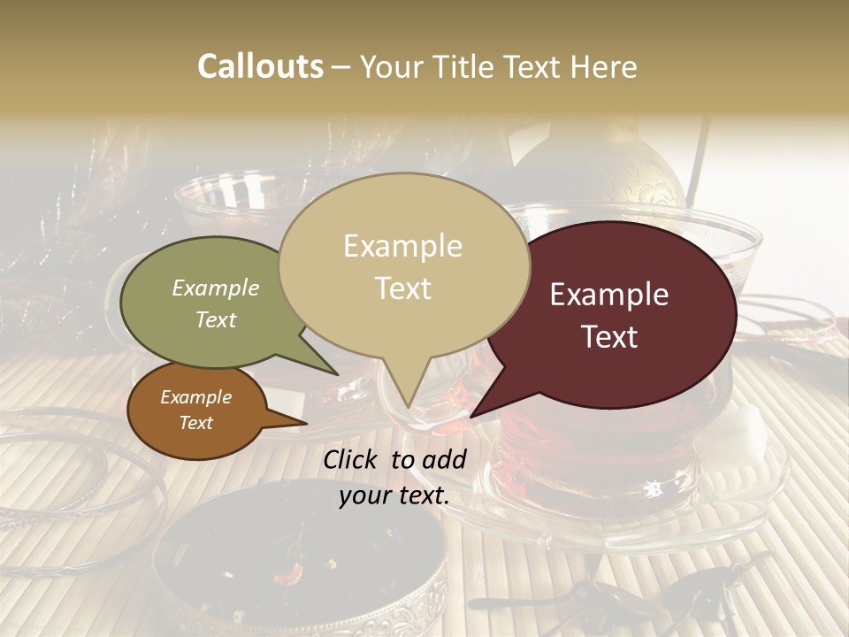 Tea Wallpaper Hd PowerPoint Template