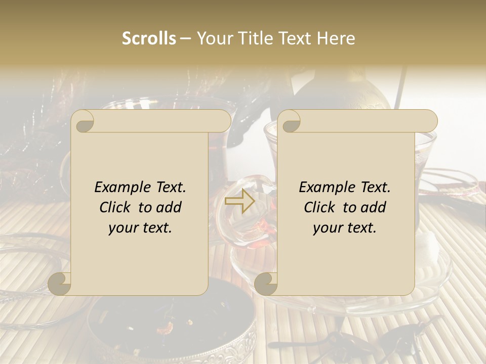 Tea Wallpaper Hd PowerPoint Template