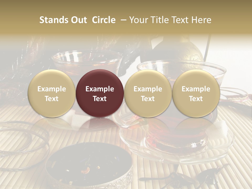 Tea Wallpaper Hd PowerPoint Template