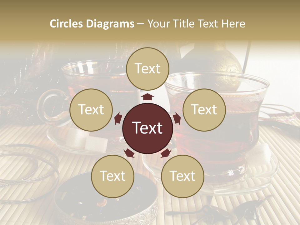 Tea Wallpaper Hd PowerPoint Template