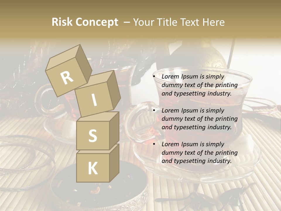 Tea Wallpaper Hd PowerPoint Template