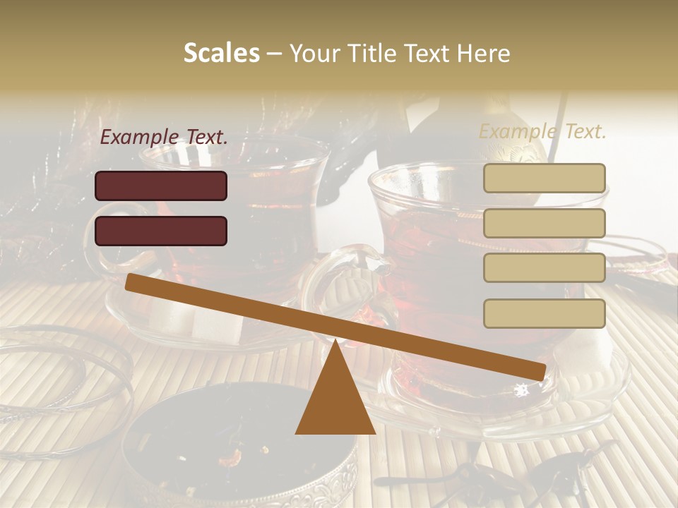 Tea Wallpaper Hd PowerPoint Template