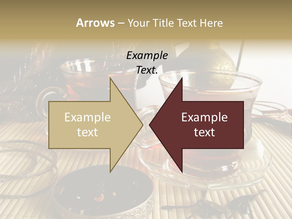 Tea Wallpaper Hd PowerPoint Template