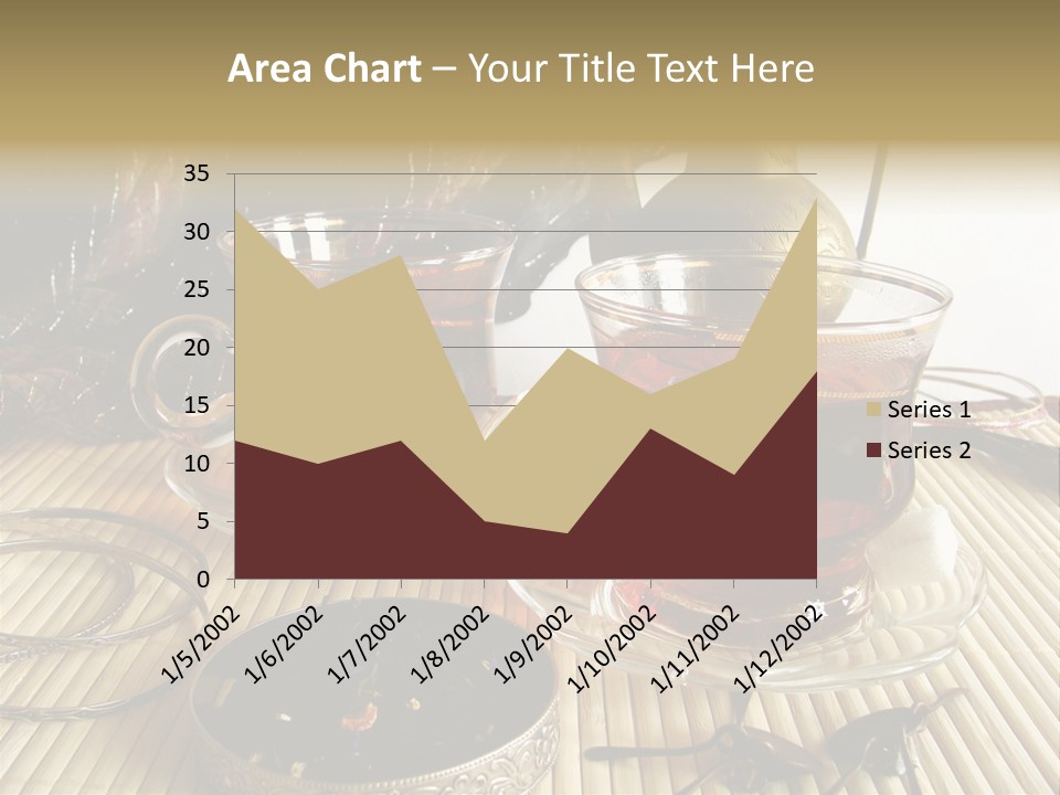 Tea Wallpaper Hd PowerPoint Template