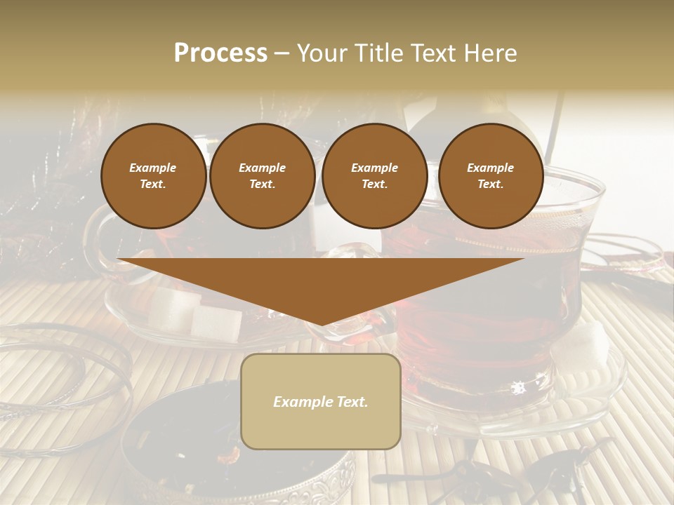 Tea Wallpaper Hd PowerPoint Template