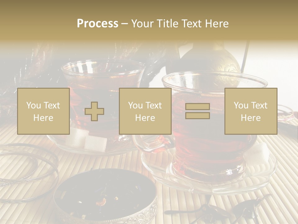 Tea Wallpaper Hd PowerPoint Template