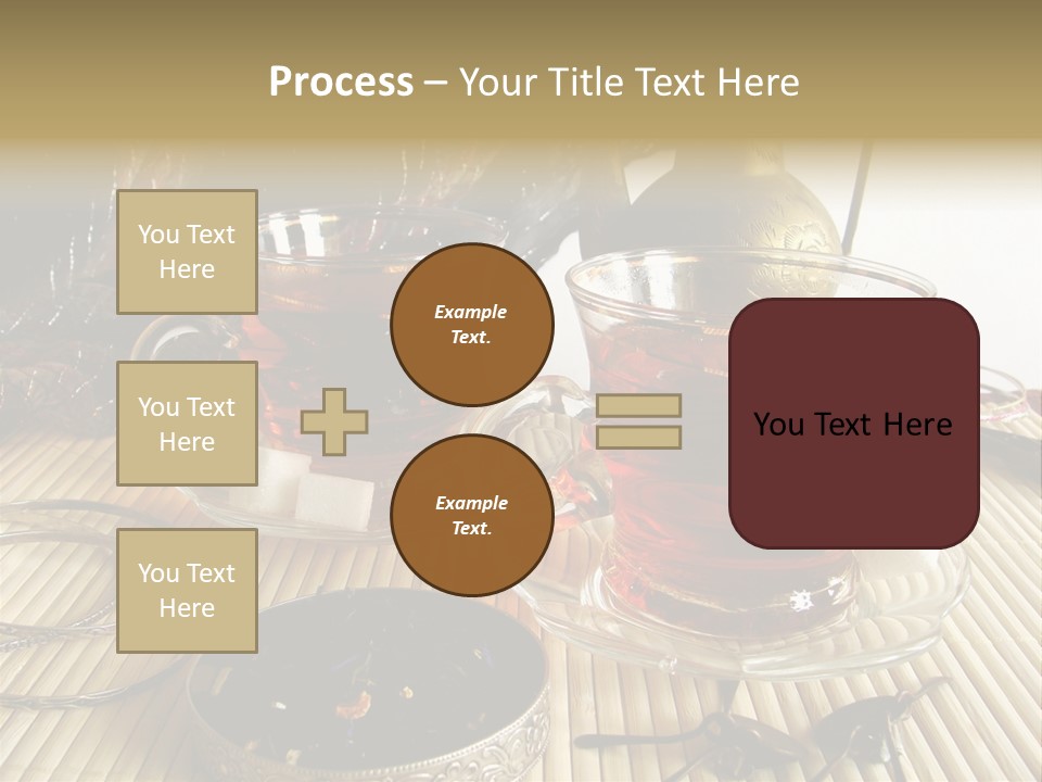 Tea Wallpaper Hd PowerPoint Template