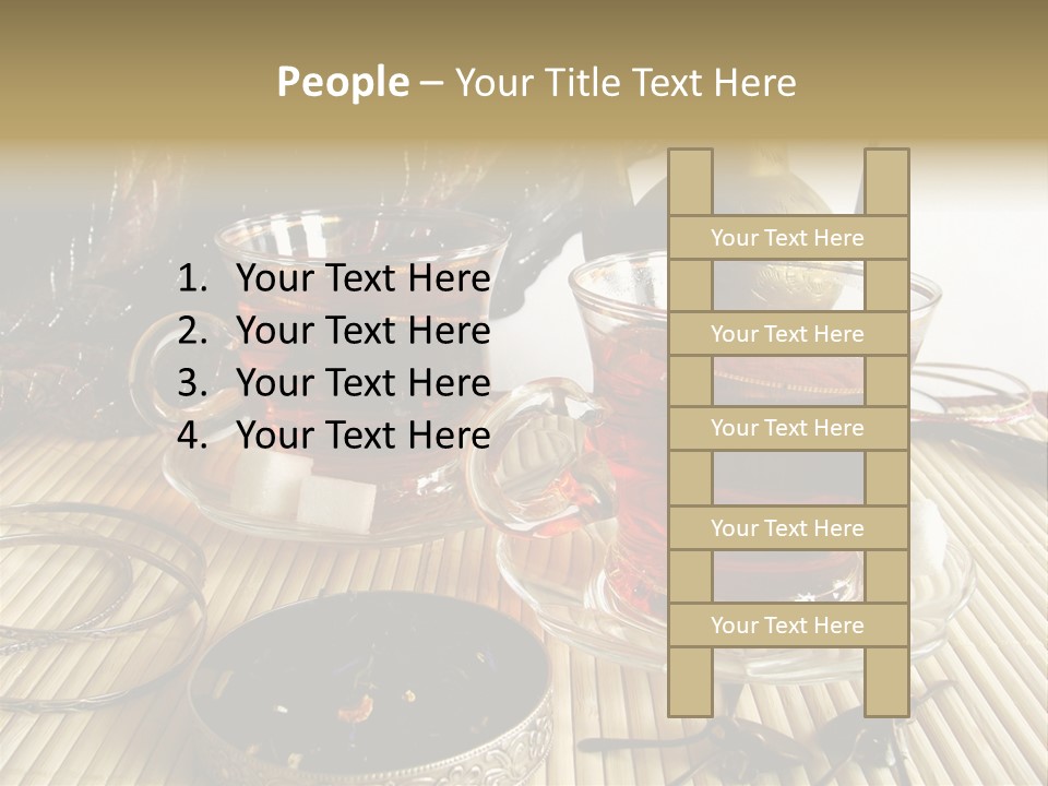 Tea Wallpaper Hd PowerPoint Template