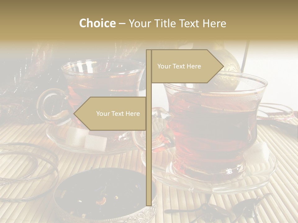 Tea Wallpaper Hd PowerPoint Template