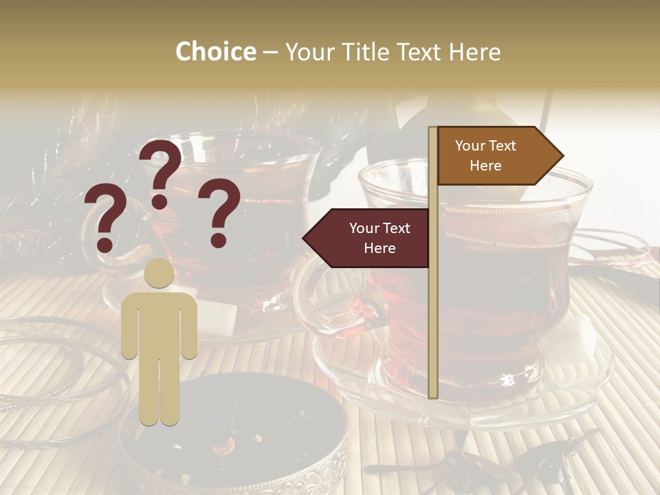 Tea Wallpaper Hd PowerPoint Template