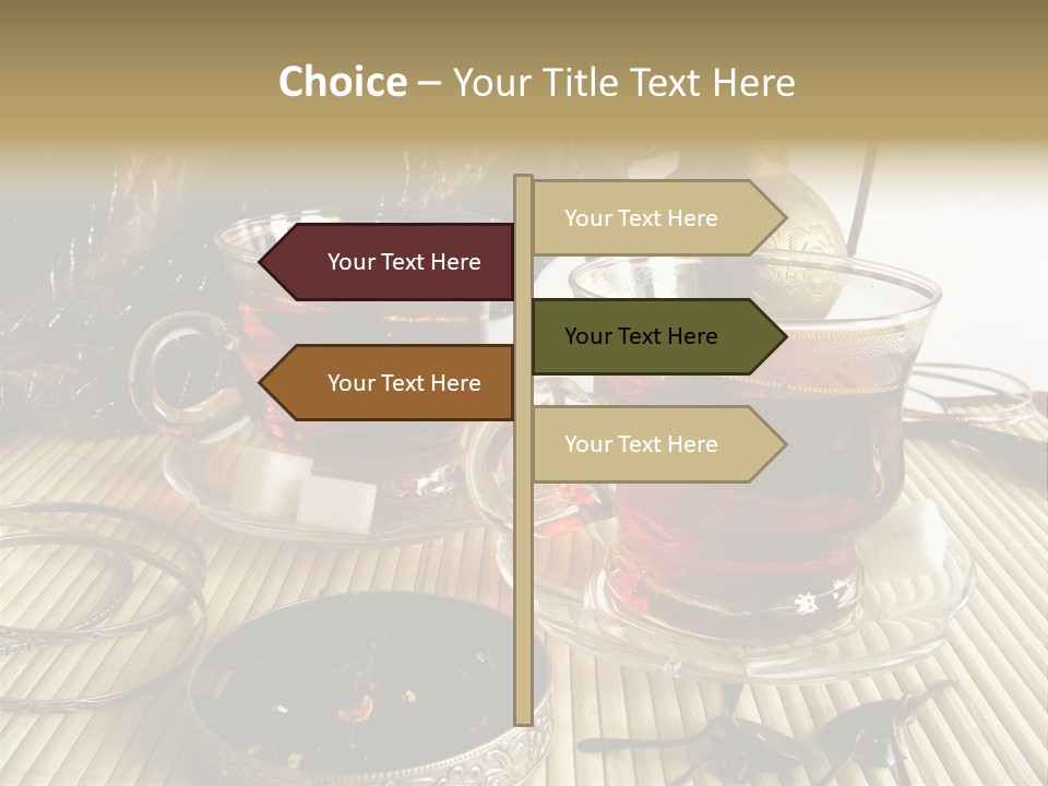 Tea Wallpaper Hd PowerPoint Template