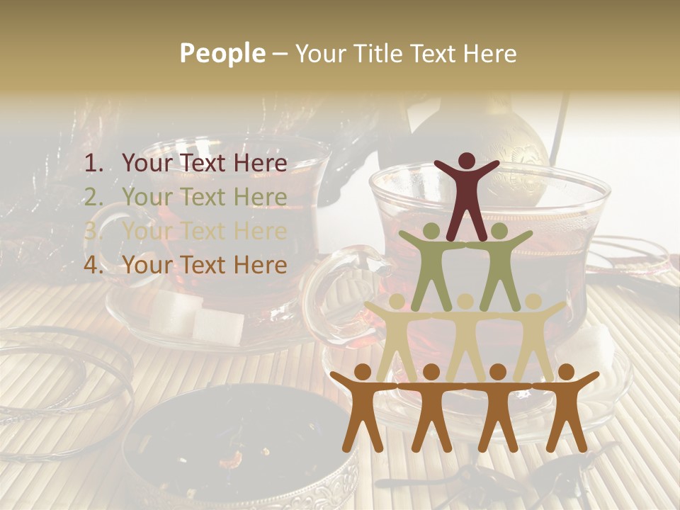 Tea Wallpaper Hd PowerPoint Template