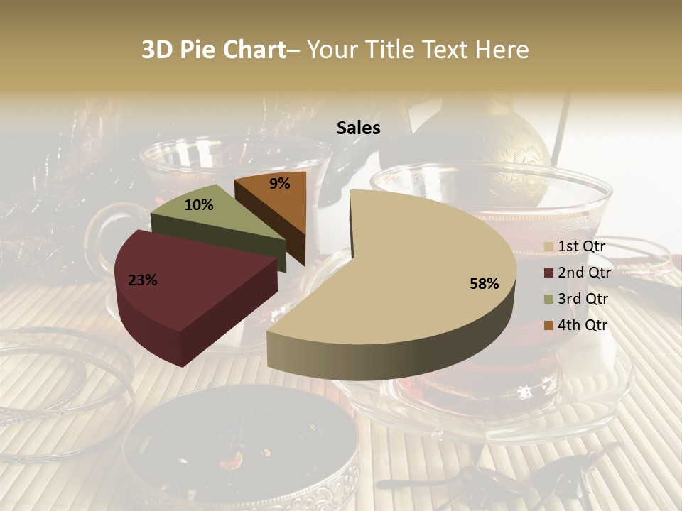 Tea Wallpaper Hd PowerPoint Template