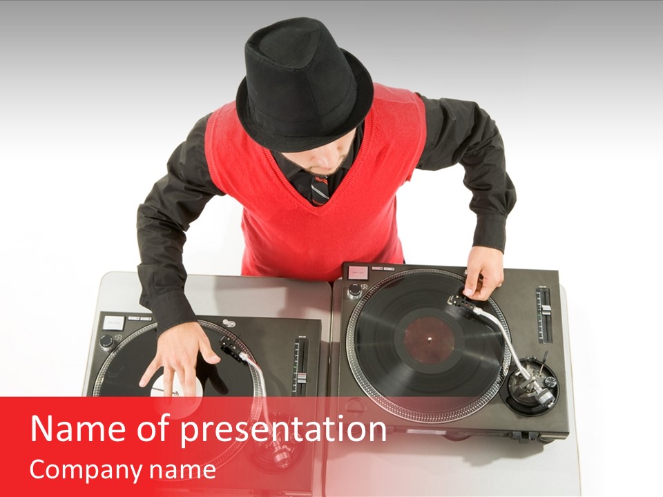 Spinning Turntable PowerPoint Template