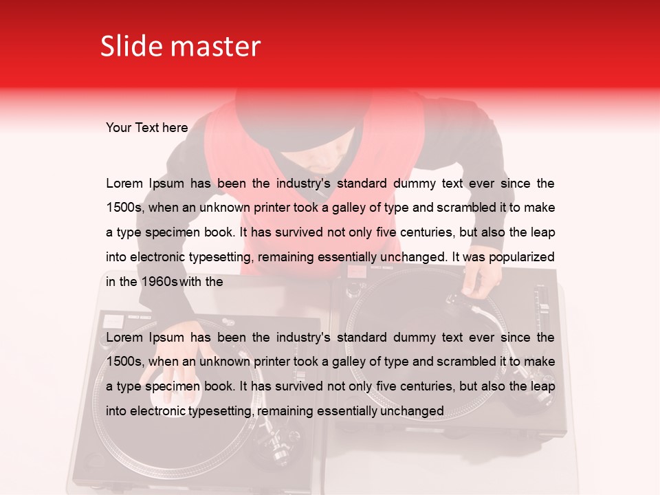 Spinning Turntable PowerPoint Template