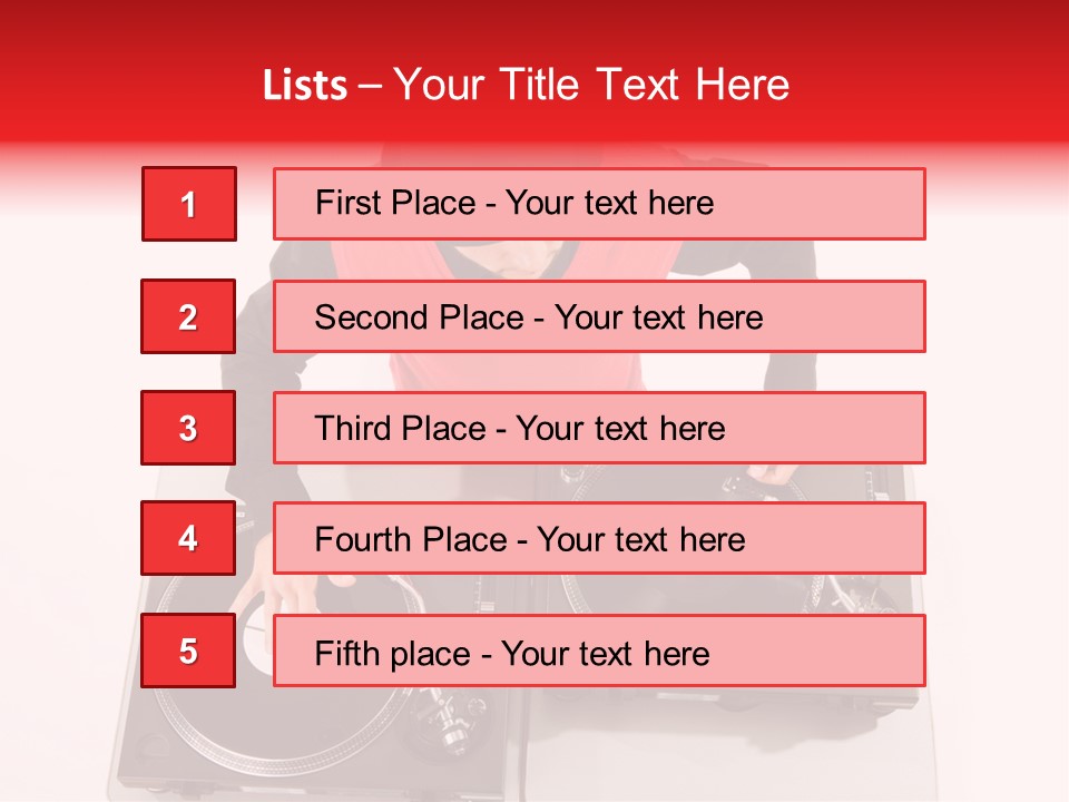 Spinning Turntable PowerPoint Template