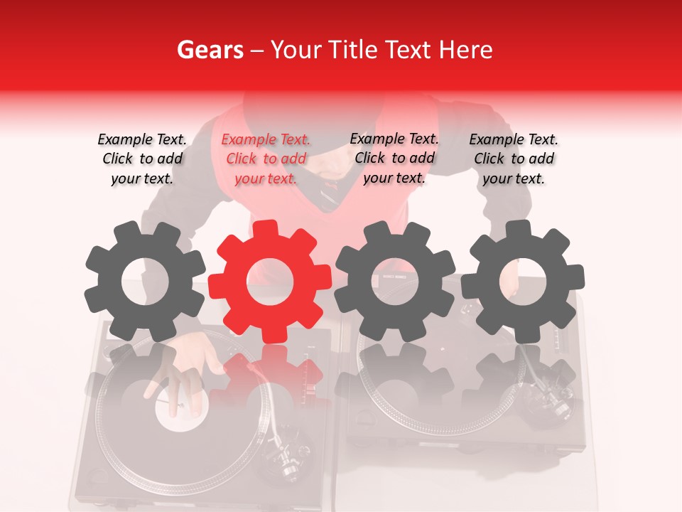 Spinning Turntable PowerPoint Template