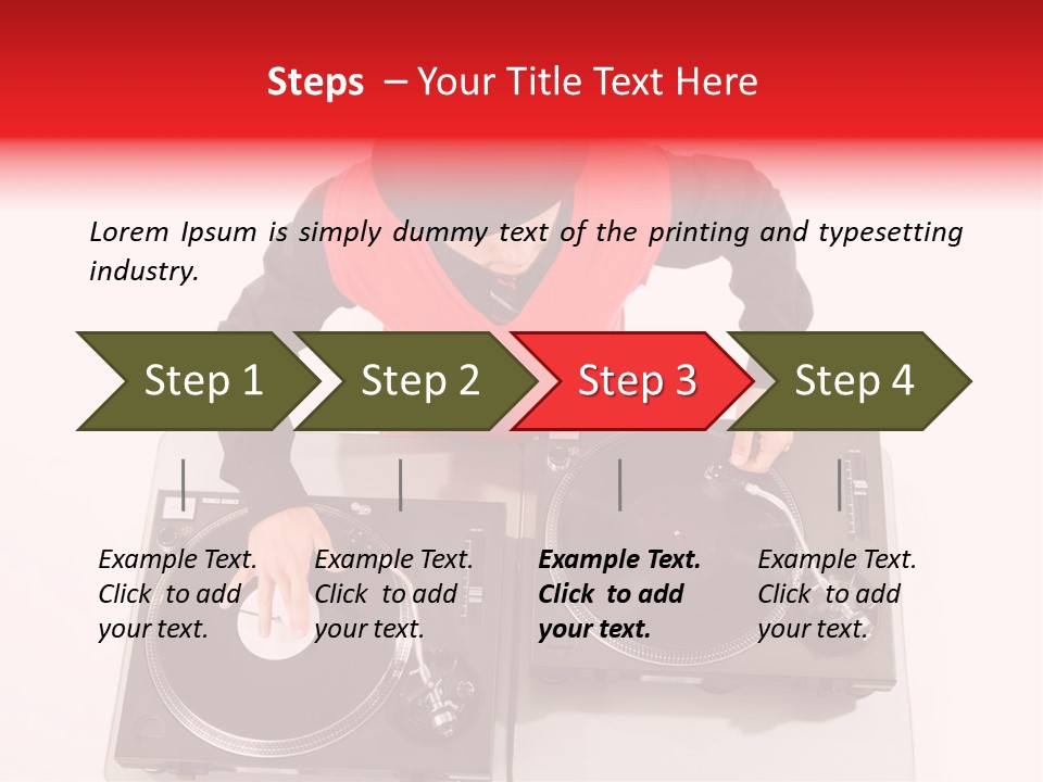 Spinning Turntable PowerPoint Template