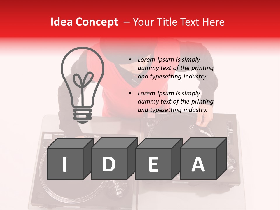 Spinning Turntable PowerPoint Template