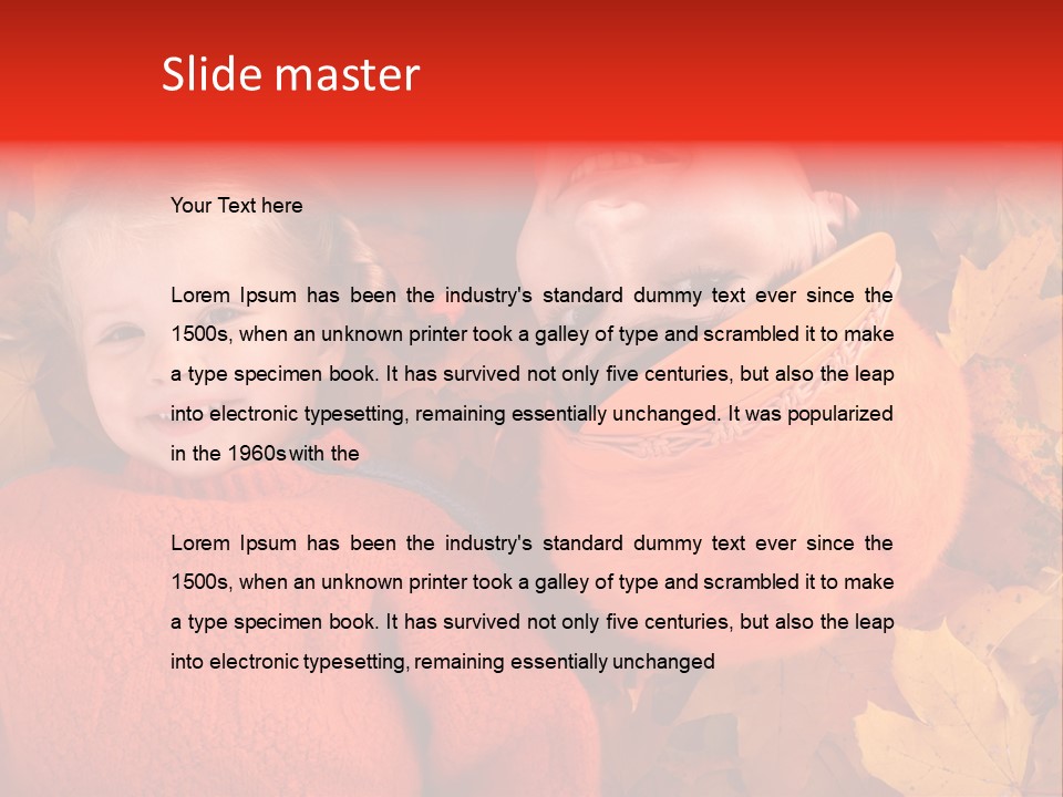 Fall Photography Sessions PowerPoint Template