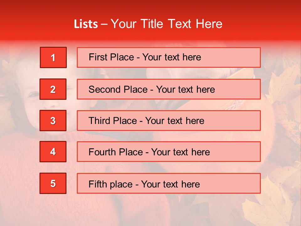 Fall Photography Sessions PowerPoint Template