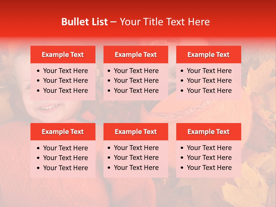 Fall Photography Sessions PowerPoint Template