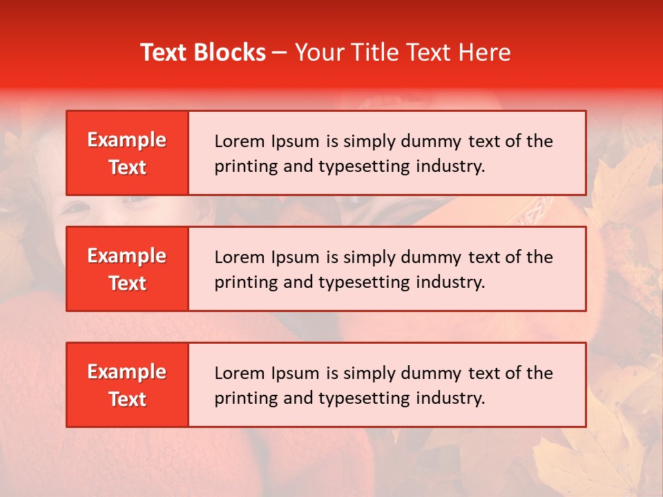 Fall Photography Sessions PowerPoint Template