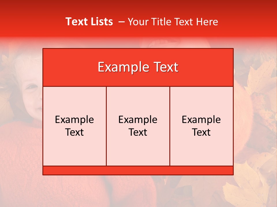 Fall Photography Sessions PowerPoint Template