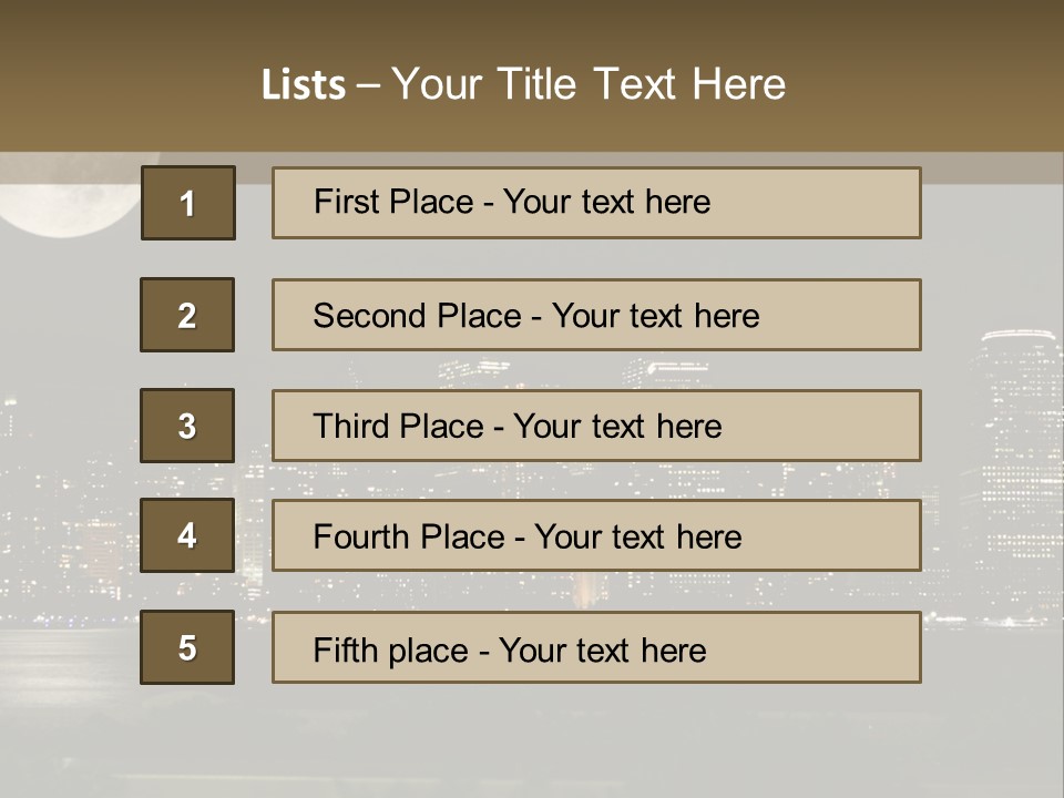 Year Full District PowerPoint Template