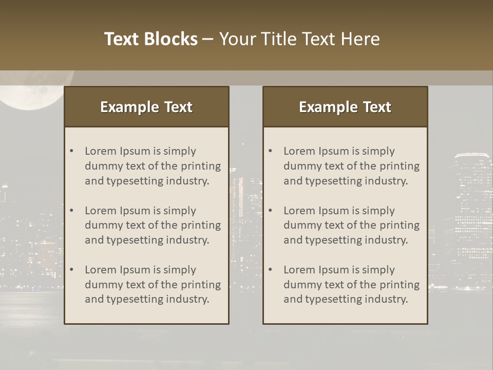 Year Full District PowerPoint Template