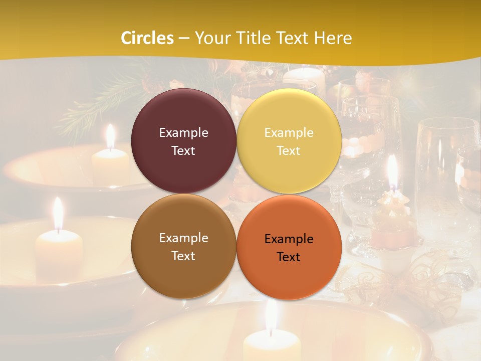 Christmas Dinner Table PowerPoint Template