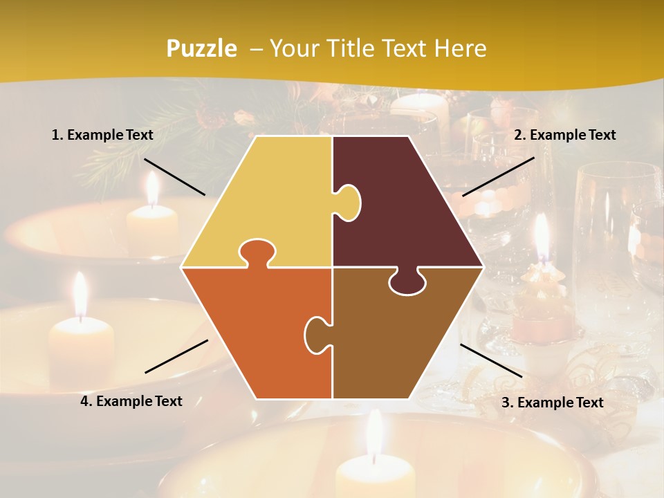 Christmas Dinner Table PowerPoint Template