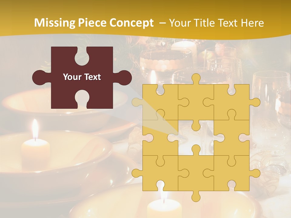 Christmas Dinner Table PowerPoint Template