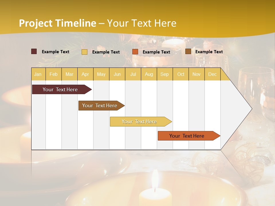 Christmas Dinner Table PowerPoint Template