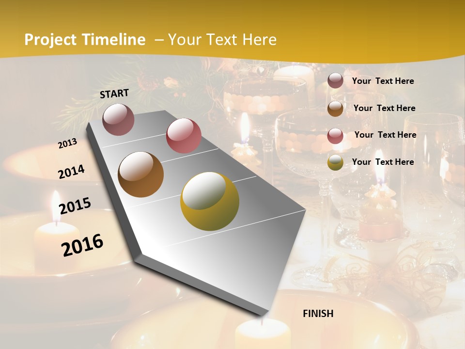 Christmas Dinner Table PowerPoint Template