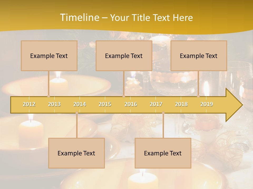 Christmas Dinner Table PowerPoint Template