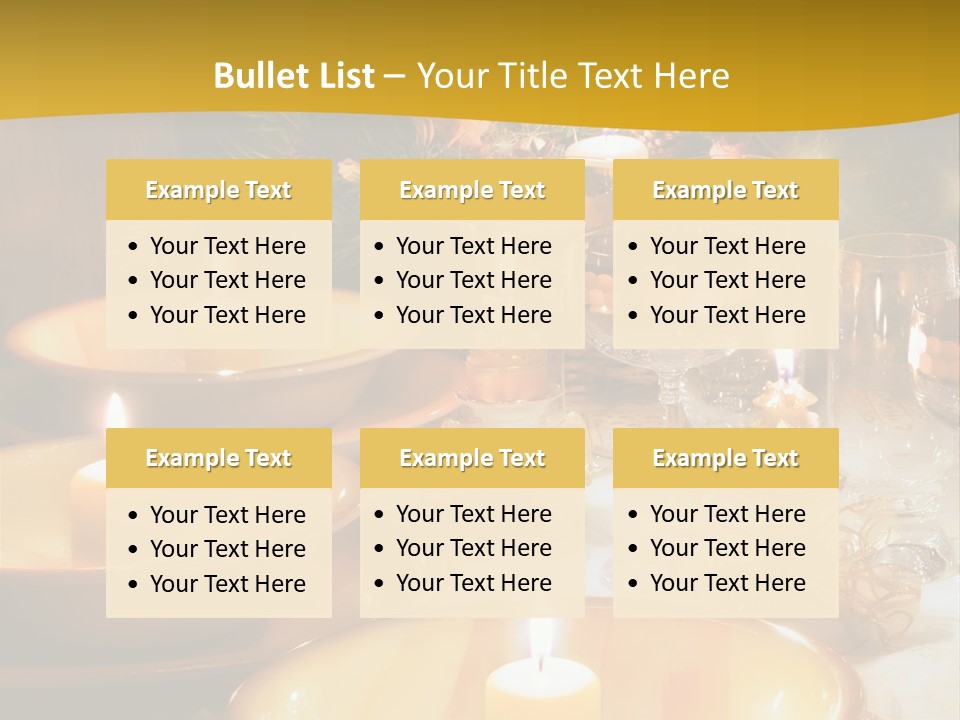 Christmas Dinner Table PowerPoint Template