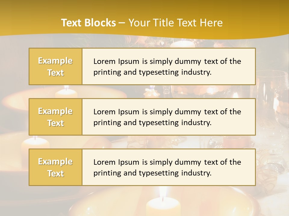 Christmas Dinner Table PowerPoint Template