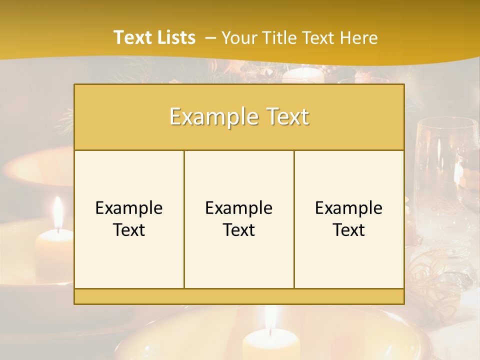 Christmas Dinner Table PowerPoint Template