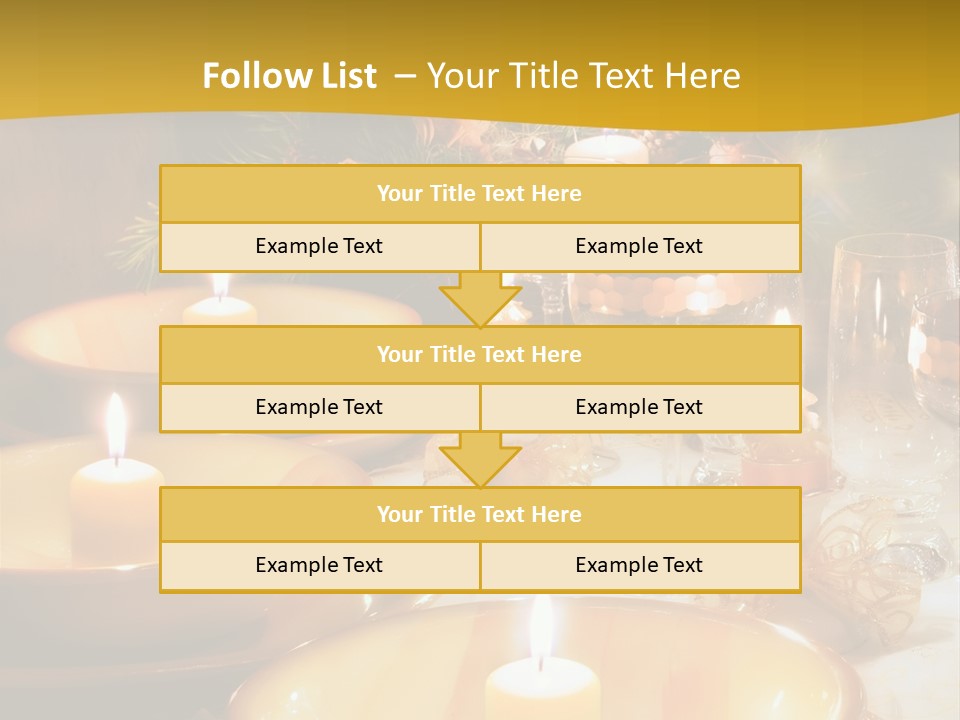 Christmas Dinner Table PowerPoint Template
