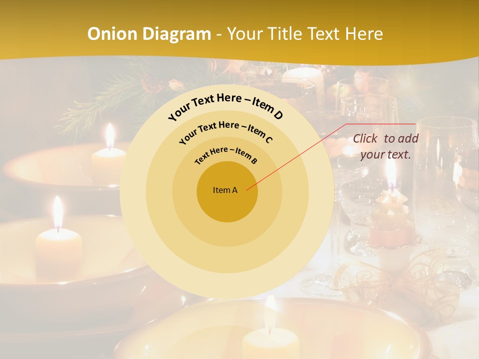 Christmas Dinner Table PowerPoint Template