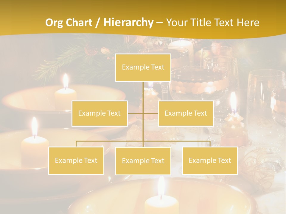 Christmas Dinner Table PowerPoint Template