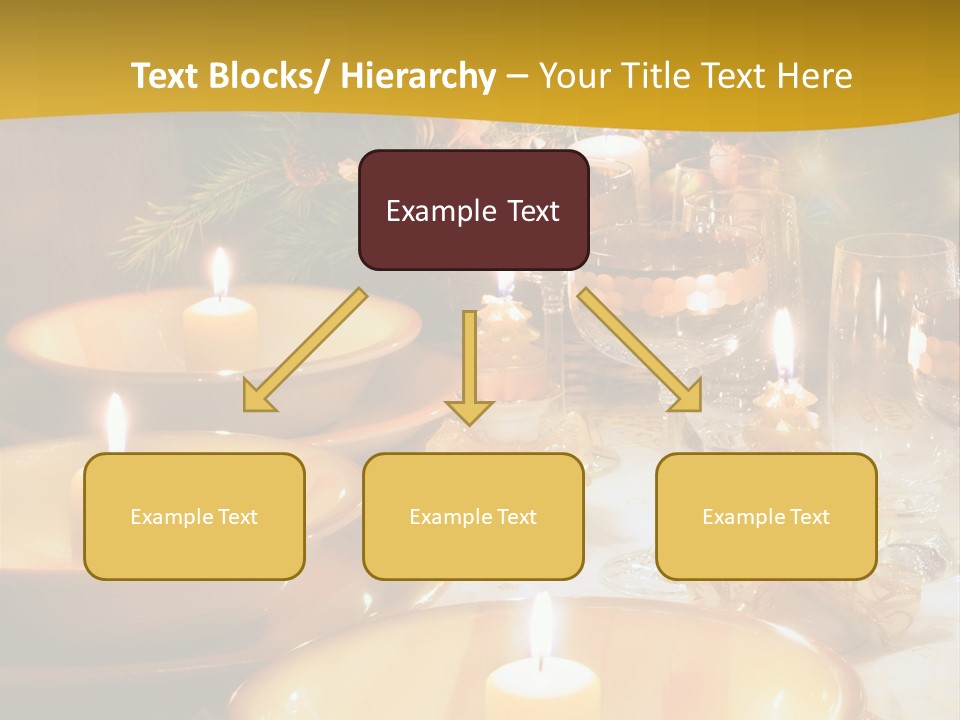 Christmas Dinner Table PowerPoint Template