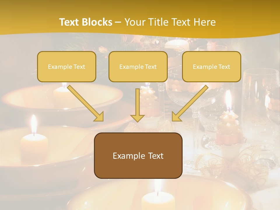 Christmas Dinner Table PowerPoint Template