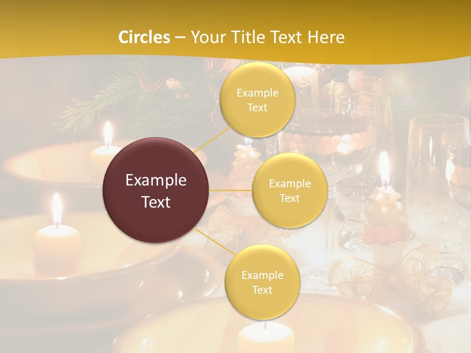 Christmas Dinner Table PowerPoint Template