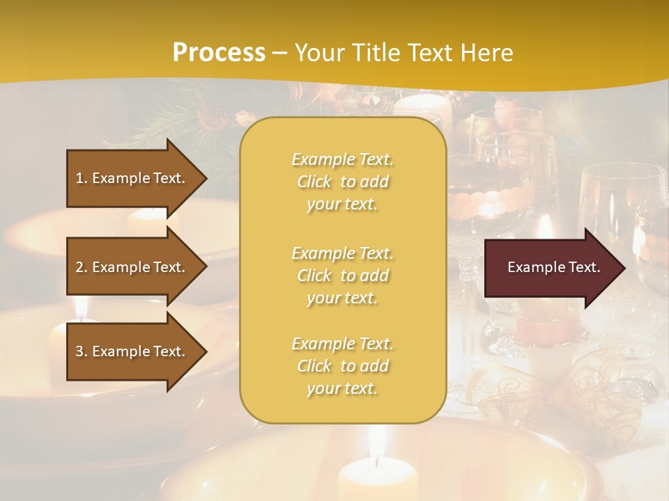Christmas Dinner Table PowerPoint Template