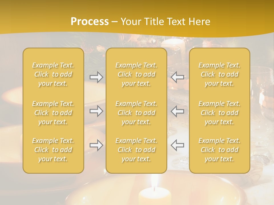 Christmas Dinner Table PowerPoint Template